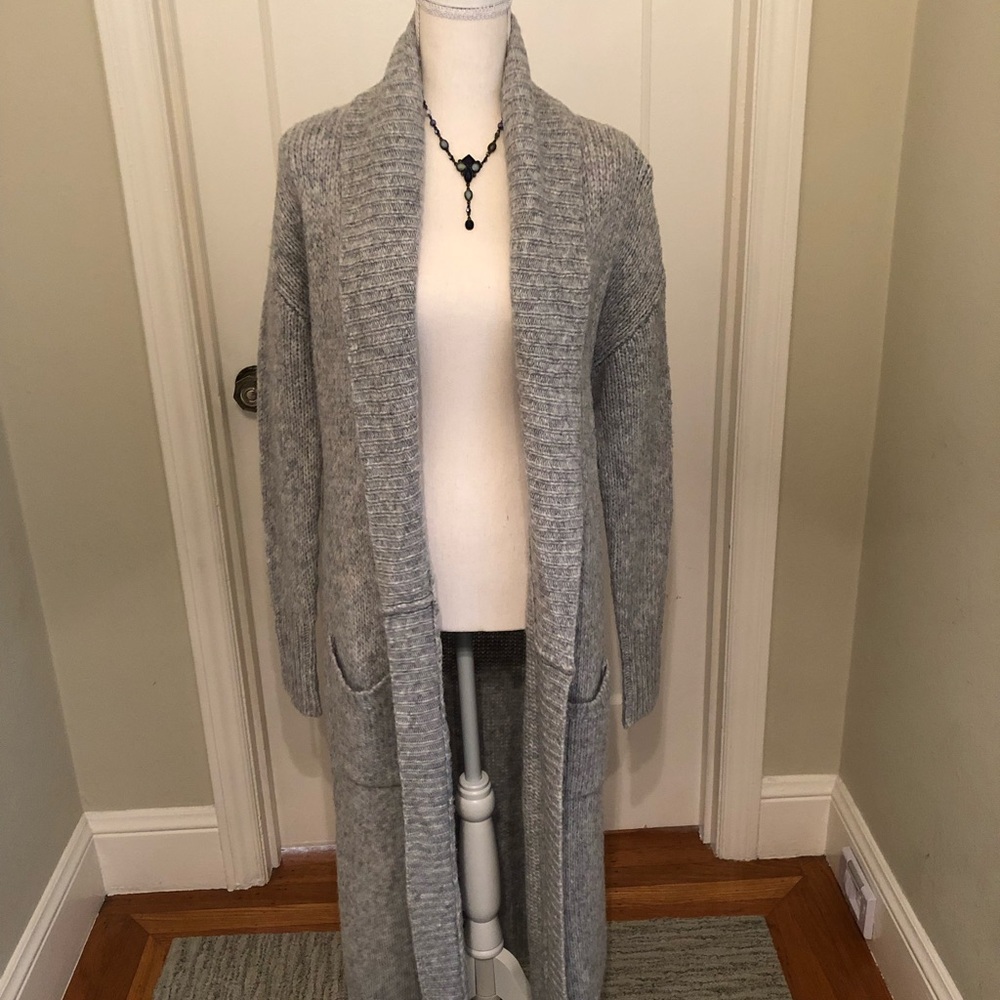 Light Grey Sweater Cardigan
